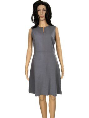 Theory Classic Greyish Blue Sleeveless Dress – Size 4